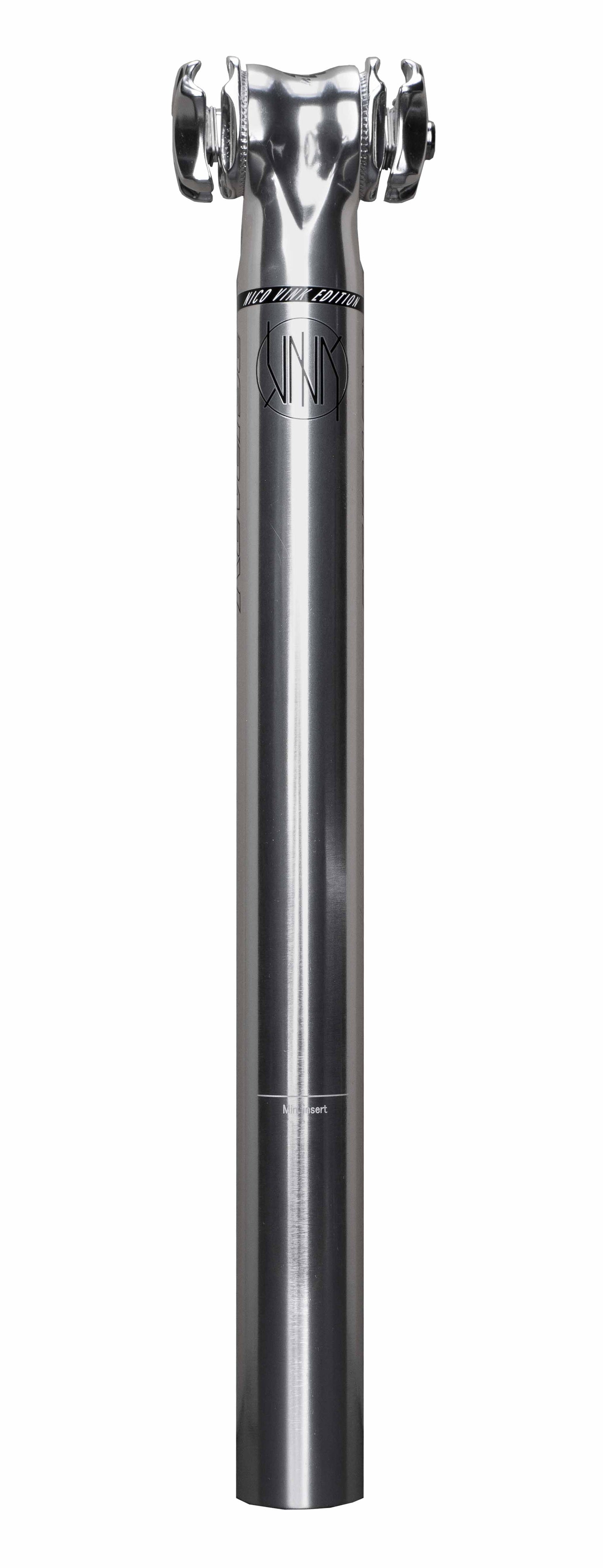 REVERSE Seatpost Nico Vink Ø30,9mm/350mm Signature Series (Silver/Black)