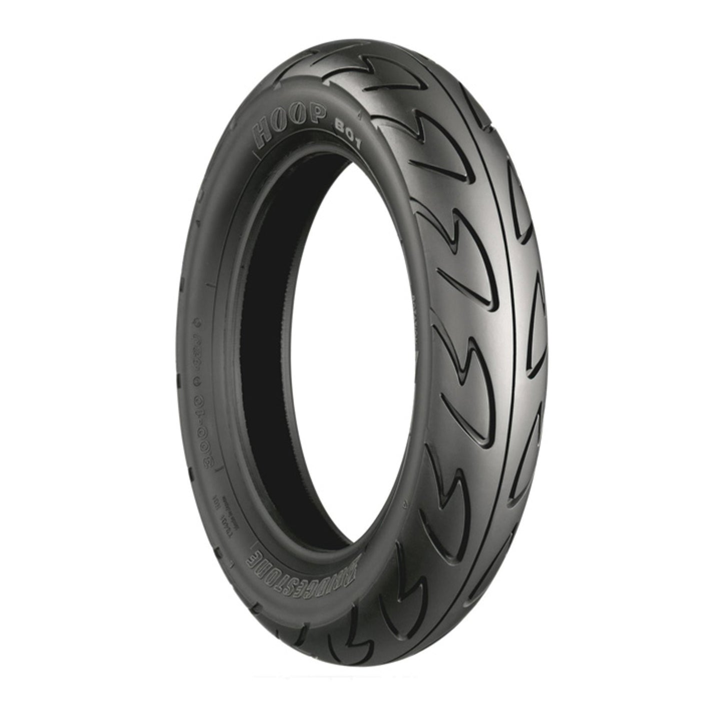 Bridgestone B01 Hoop 100/80-10 Front / Rear Scooter Tubeless Tyre