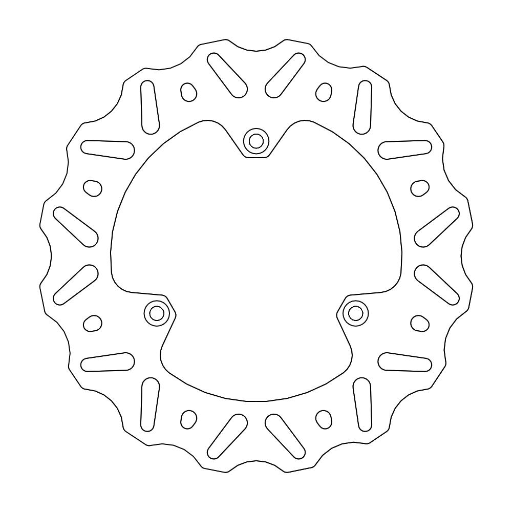 BRAKE DISC FRONT MOTO MASTER NITRO 198MM GAS GAS MC65 21-ON HUSQVARNA TC65 17-ON KTM 65SX 00-ON
