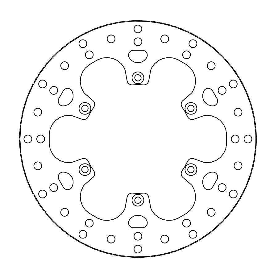 BRAKE DISC REAR MOTO MASTER HALO 240MM BMW F650 F650GS DAKAR G650GS HUSQVARNA TR650