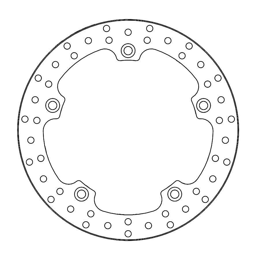 BRAKE DISC REAR MOTO MASTER HALO 276MM BMW R1100GS 93-99 R1150GS 98-03 ADVENTURE 01-05 R850GS 96-00