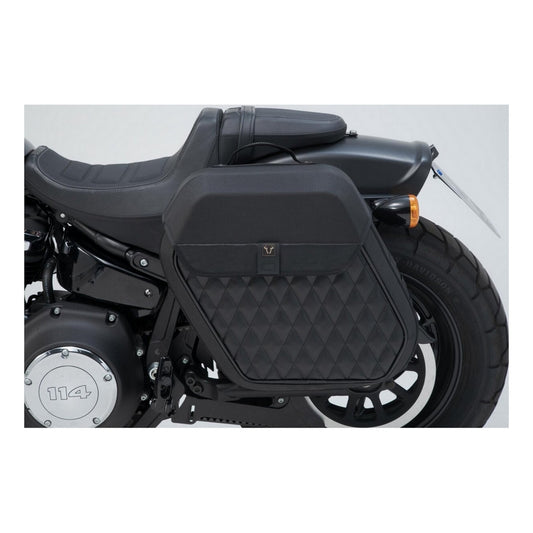 SW MOTECH LEGEND GEAR SIDE BAG SYSTEM LEFT LH2 HARLEY DAVIDSON SOFT TAIL FAT BOB 17-ON