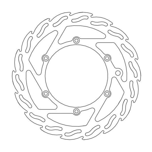 BRAKE DISC FRONT MOTO MASTER FLAME FIXED 260MM GAS GAS HUSABERG HUSQVARNA KTM