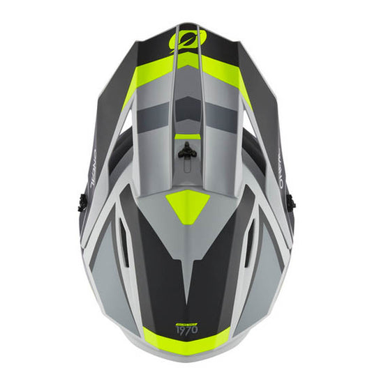 O'Neal Youth 1SRS STREAM Helmet - Black/Neon Yellow