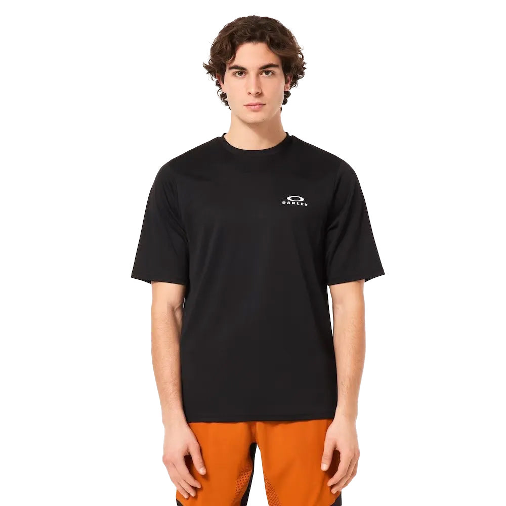 Oakley Free Ride SS Jersey - Black White