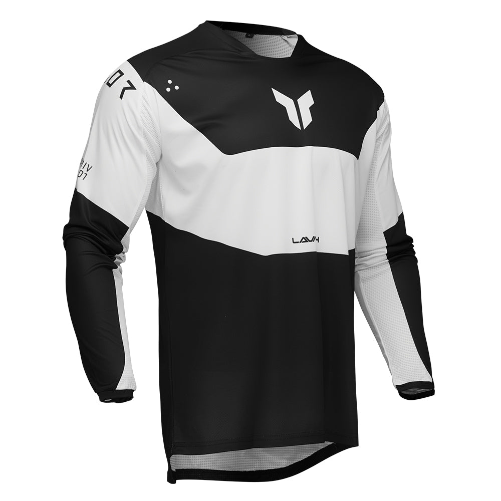 JERSEY S25 THOR MX LAUNCH STORM BLACK SMALL