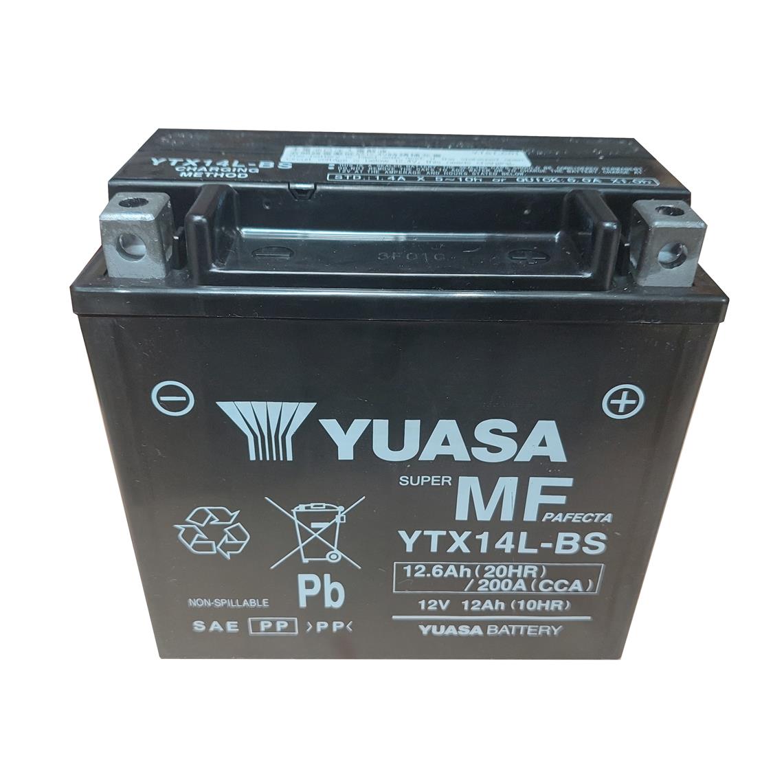 YTX14L-BS Non-DG Factory Sealed Battery Yuasa Damaged Terminal