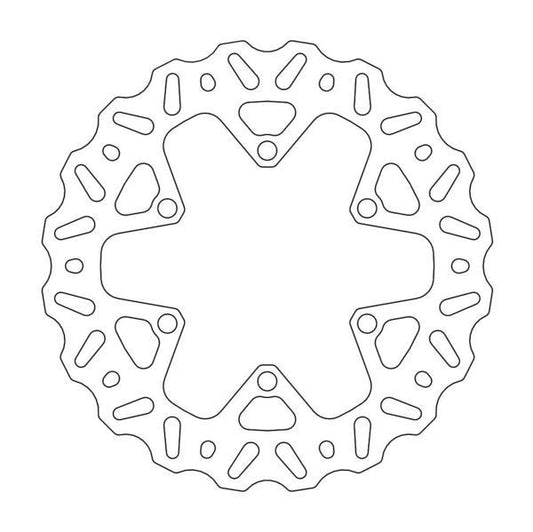 BRAKE DISC FRONT MOTO MASTER NITRO 220MM KAWASAKI KX85 01-ON KX100 06-ON KX112 22-ON