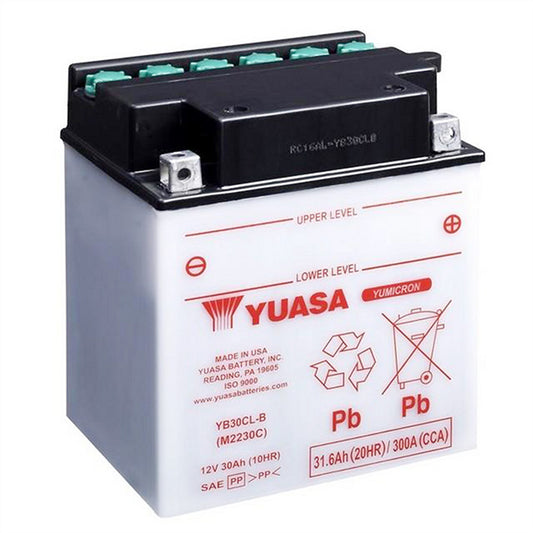 YUASA YB30CLBPK - comes with acid pack