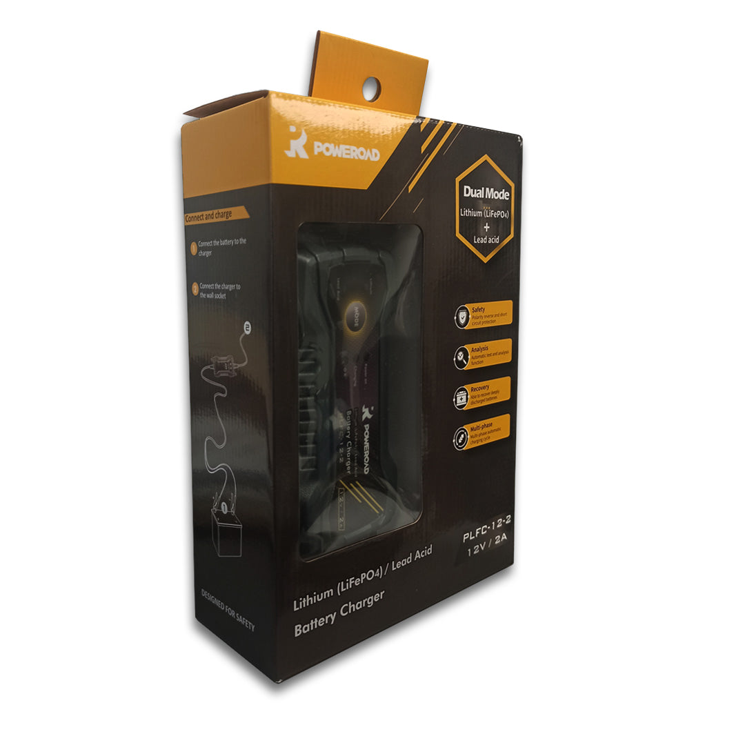 POWEROAD Charger/Maintainer (Lithium/Lead Acid) - CPLFC12-2