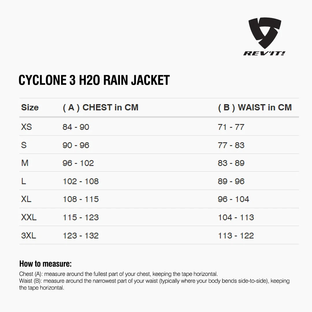 REV'IT! Cyclone 3 H2O Rain Jacket