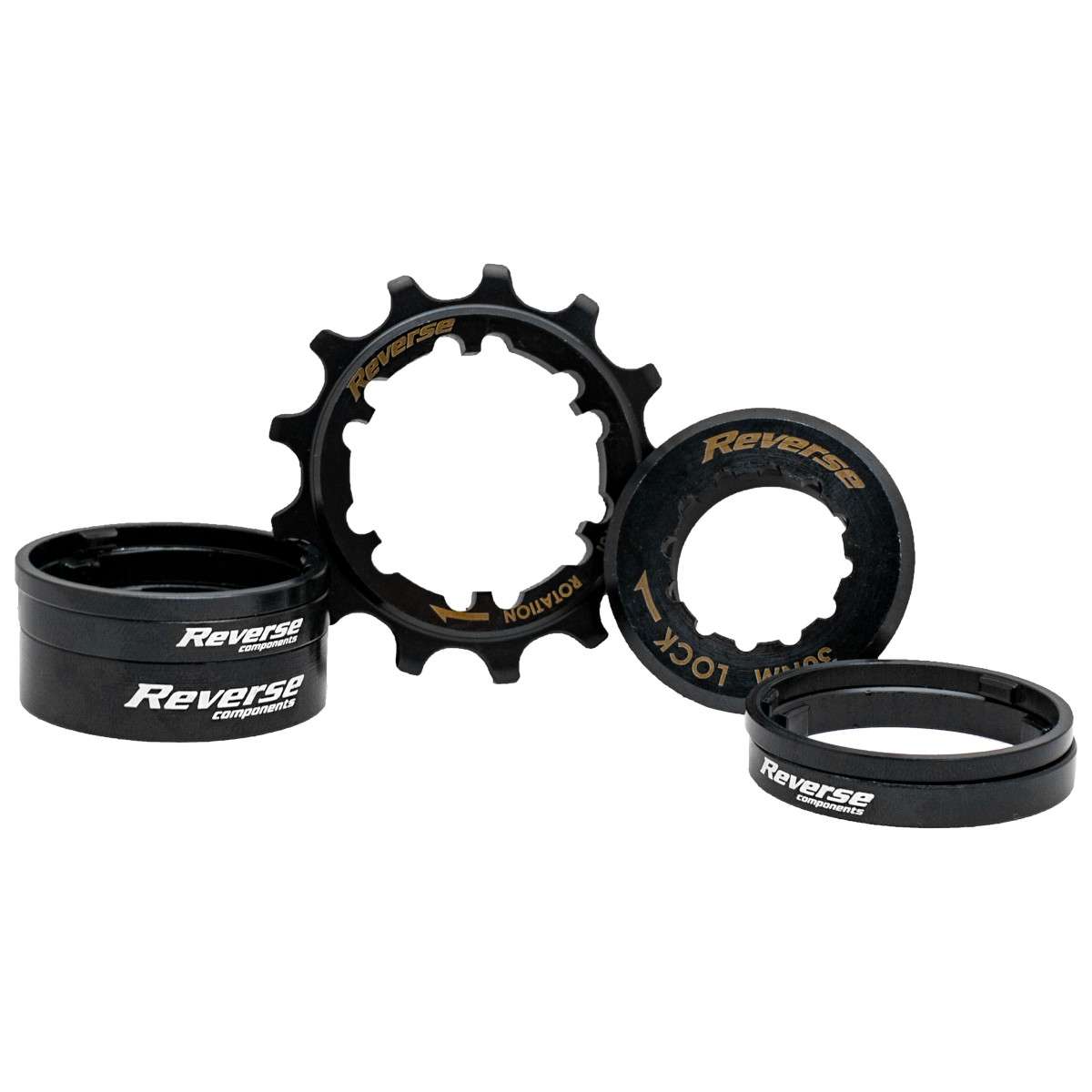 REVERSE Microspline Single Speed Kit 13T (Black)