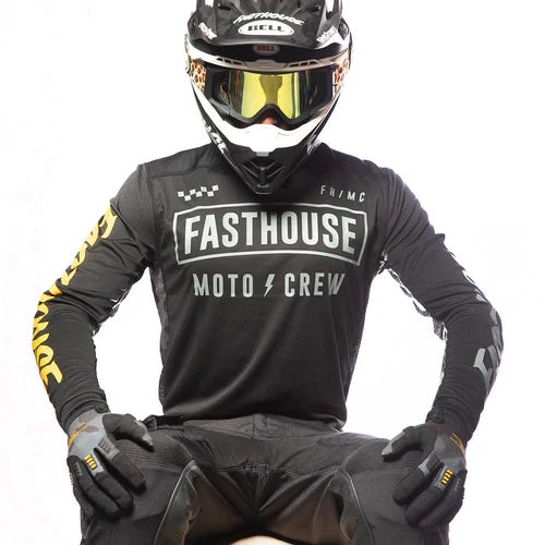 FastHouse Strike Jersey - Black/Camo
