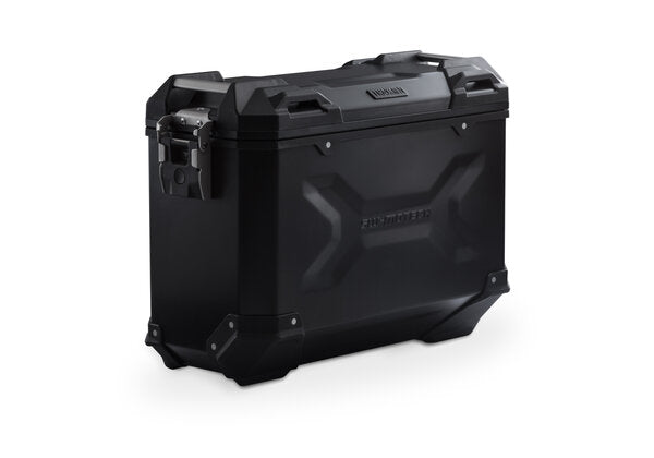 SW MOTECH TRAX ADVENTURE SIDE CASE LEFT UNIVERSAL FIT ALUMINUM 37L BLACK