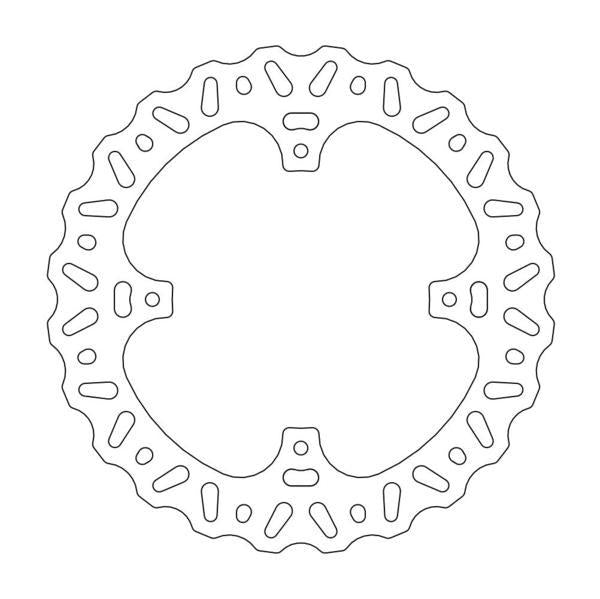 BRAKE DISC REAR MOTO MASTER NITRO 240MM HONDA