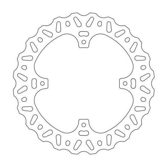 BRAKE DISC REAR MOTO MASTER NITRO 240MM HONDA