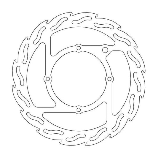 BRAKE DISC FRONT MOTO MASTER FLAME 240MM GAS GAS MC85 HUSQVARNA TC85 KTM 85SX FREERIDE E-SX E