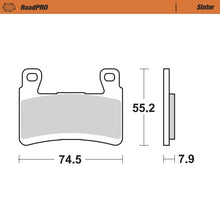 BRAKE PADS MOTO MASTER FRONT ROAD PRO SINTERED KAWASAKI ZX6R 13-21
