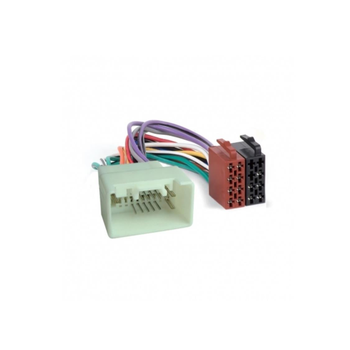 CAR STEREO HARNESS MITSUBISHI 2007 ON 20 PIN TO ISO PLUGS