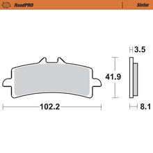 BRAKE PADS MOTO MASTER FRONT ROAD PRO SINTERED DUCATI KAWASAKI KTM MV SUZUKI YAMAHA