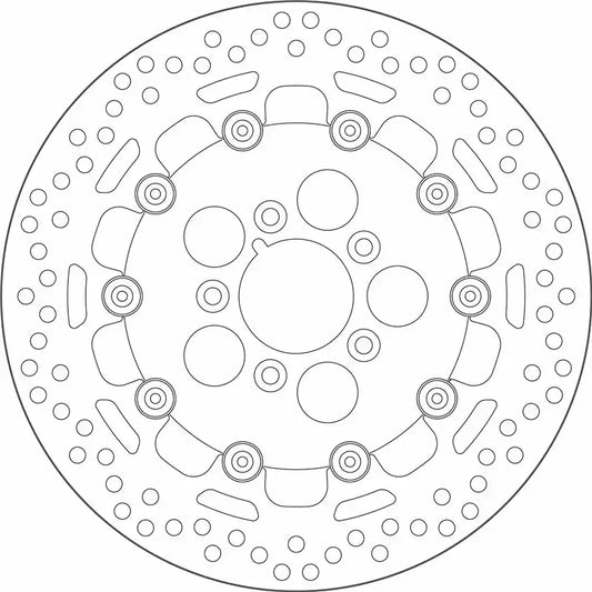 Harley Davidson Front Floating Brake Disc (#6139) 292mm OD, 56.3mm ID