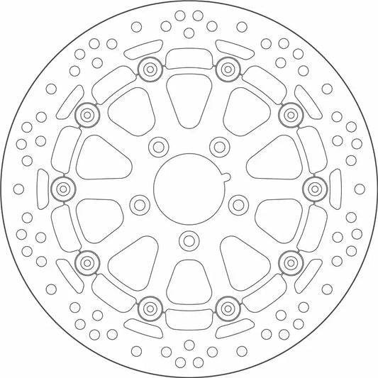 Harley Davidson Front Floating Brake Disc (#6143)