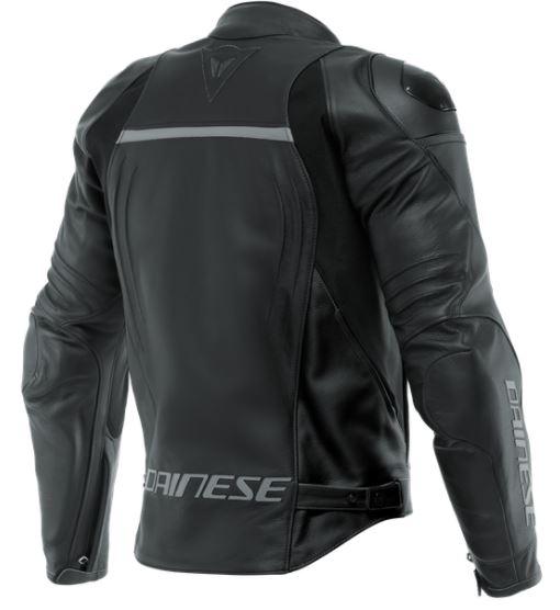 Dainese Men's Racing 4 Leather Jacket - Black/Black