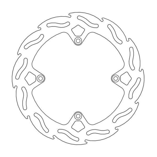 BRAKE DISC REAR MOTO MASTER FLAME 220MM HUSQVARNA TC85 KTM 250F 250R 350 E-SX FREERIDE 85SX