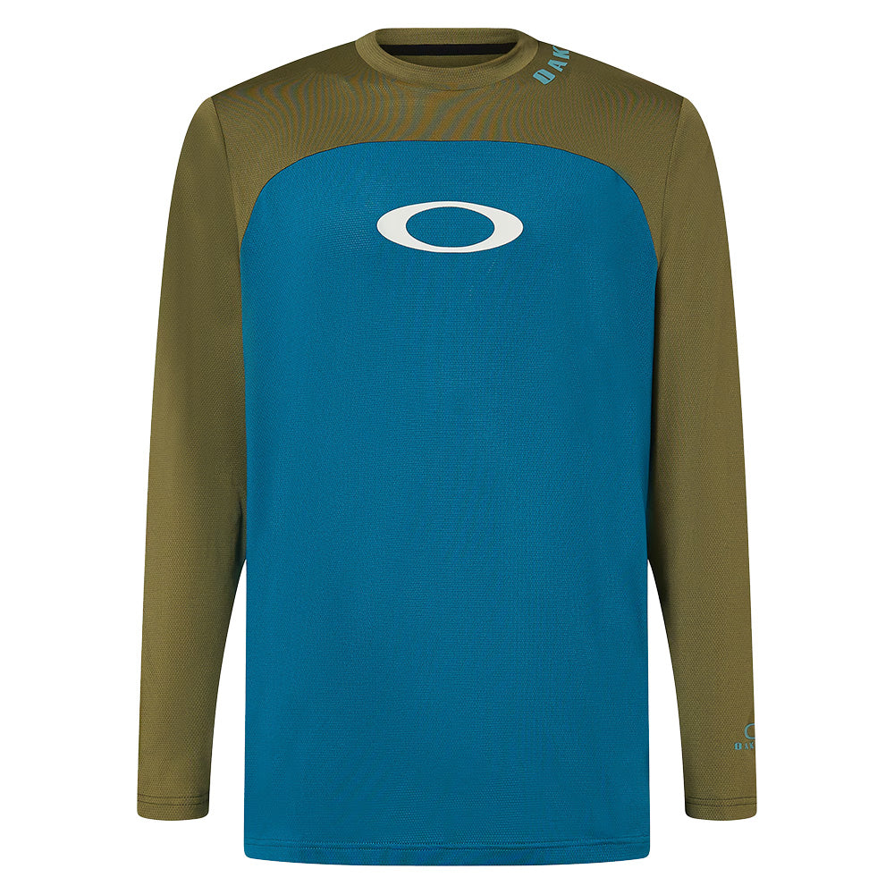OAKLEY Free Ride RC LS Jersey - Army Green / New Balsam