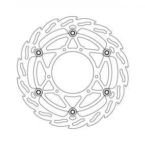 BRAKE DISC FRONT MOTO MASTER FLAME 270MM FLOATING OVERSIZED HONDA