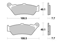 BRAKE PADS MOTO MASTER FRONT SINTERED FOR MULTIPLE MAKES