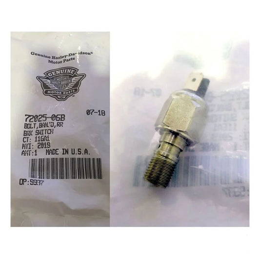 Harley BANJO BOLT for Rear Brake SWITCH 72025-06A
