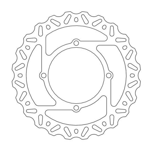 BRAKE DISC FRONT MOTO MASTER NITRO 250MM KAWASAKI KX125 KX250 KX250F KX450F KLX450R