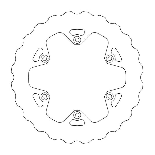 BRAKE DISC REAR MOTO MASTER NITRO MUD 220MM GAS GAS HUSABERG HUSQVARNA KTM