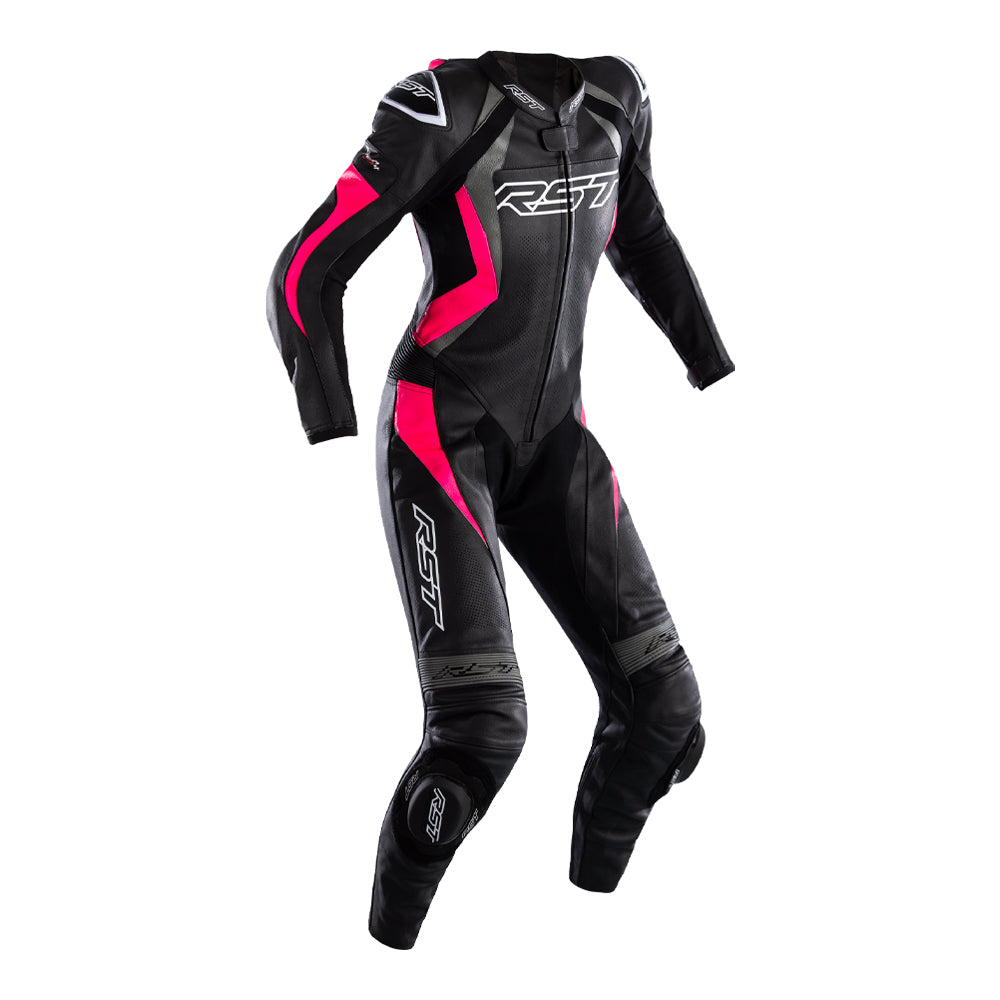 RST LADIES TRACTECH EVO 4 CE 1PC SUIT [BLACK PINK