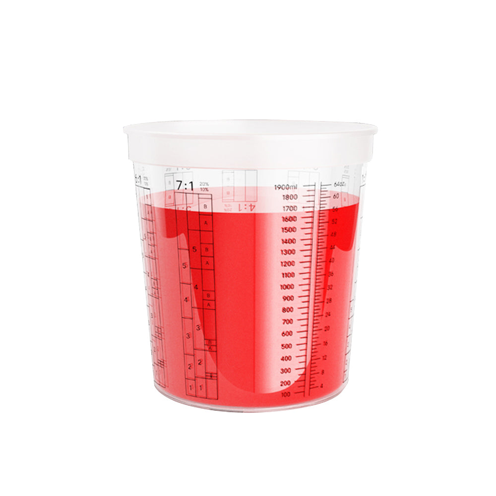 HANSPRAY MIXING CUPS 1900ML (2300ML CAPACITY) - BOX OF 200
