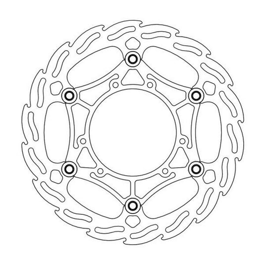 BRAKE DISC FRONT MOTO MASTER FLAME 260MM OVERSIZED HONDA