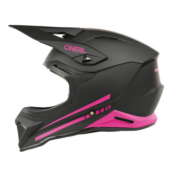 O'Neal 1SRS SOLID Helmet - Black/Pink
