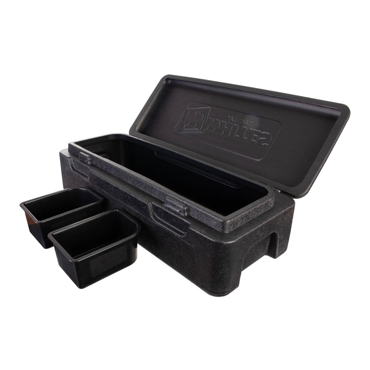 Whites ATV Cargo Box - 55L - Black / Black