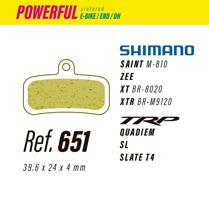 Less Brakes Shimano Powerful 651