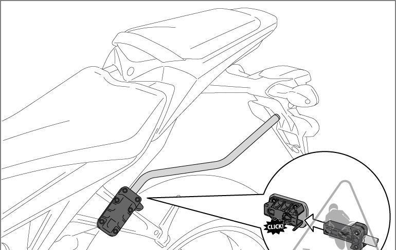 Pannier Mounts SW Motech Ninja 250 300