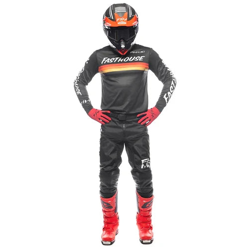 FastHouse Carbon Force LS Jersey - Black
