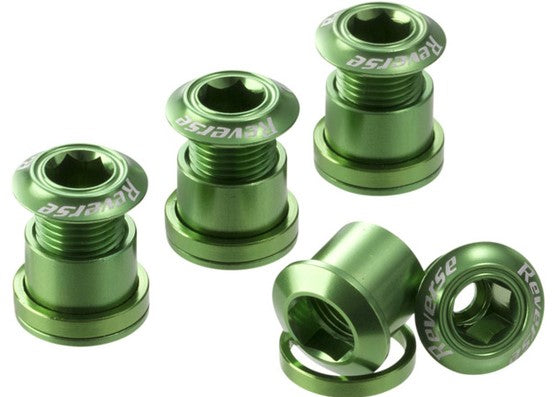 Chain ring Bolt Set Reverse Components Green