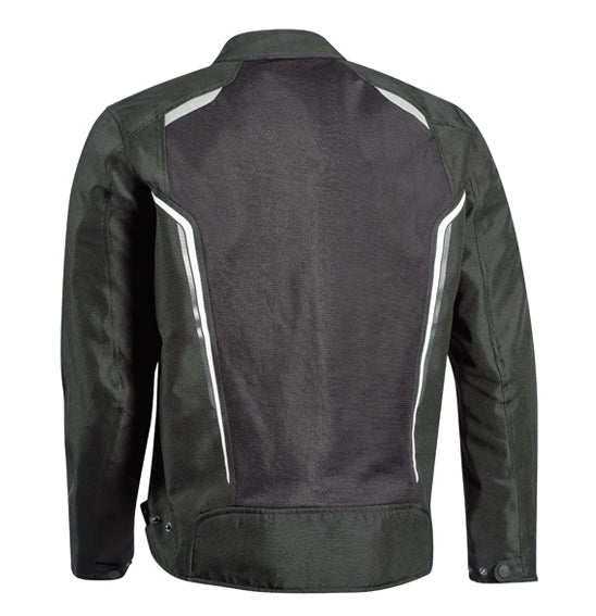IXON COOL AIR C JACKET BLACK/WHITE