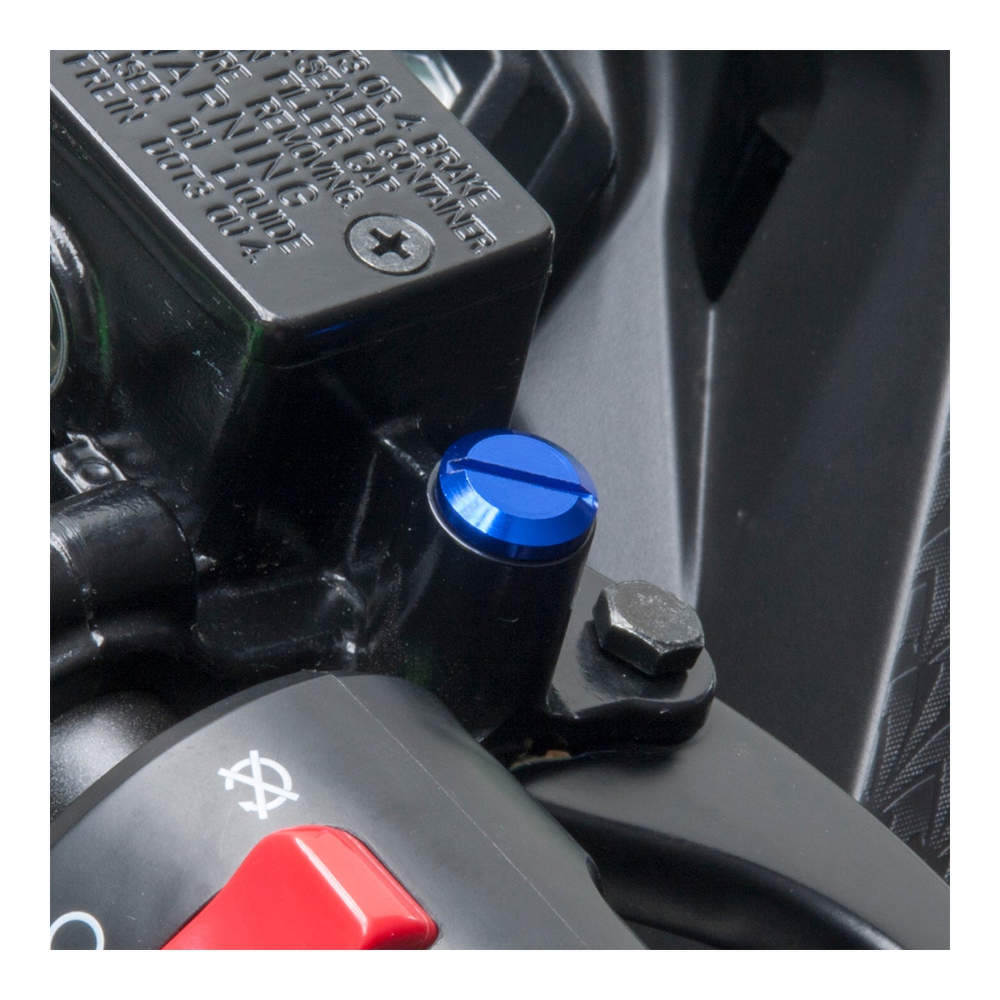 DRC Mirror Hole Plug M10 - Blue