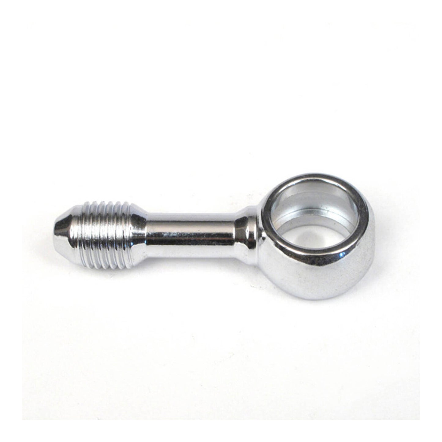Whites Brake - 11mm (7/16") Banjo - Straight - Chrome Steel