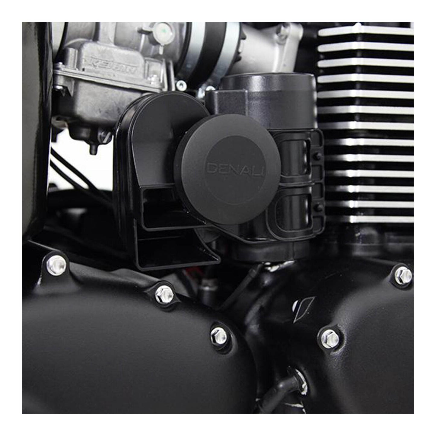 Denali Soundbomb Compact Horn Mount Bracket Triumph Bonneville / Thruxton