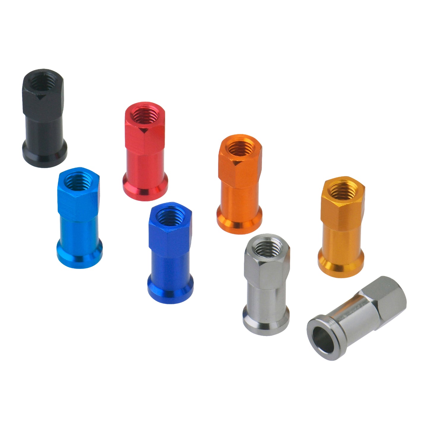 DRC RIM LOCK NUTS 2PCS BLUE
