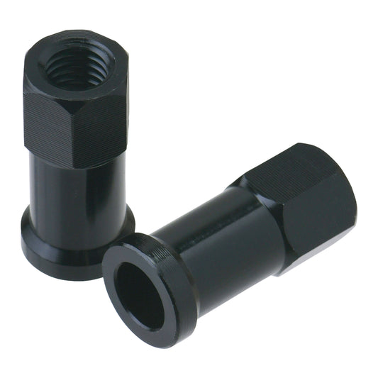 DRC RIM LOCK NUTS 2PCS BLACK