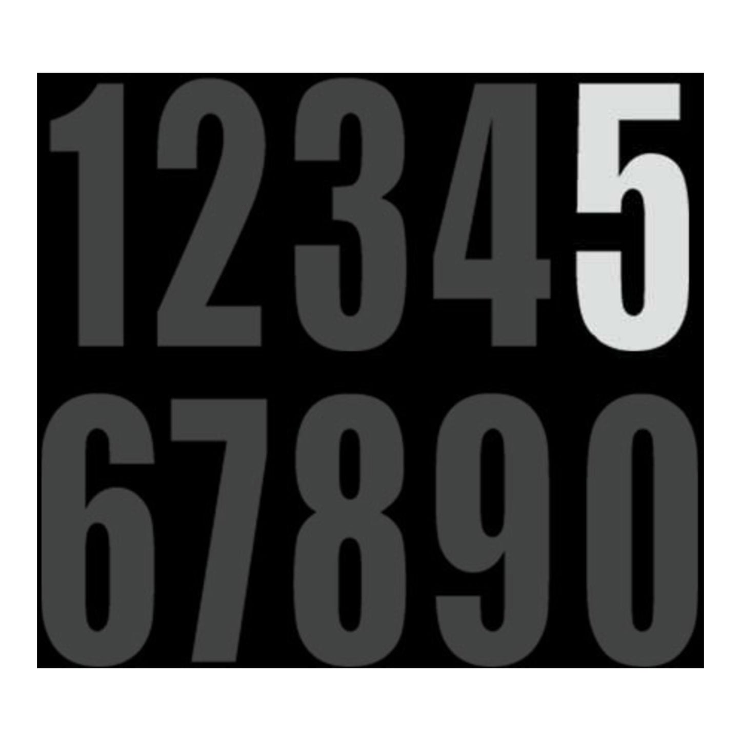 DRC Motion Standard Number MX3 White 5